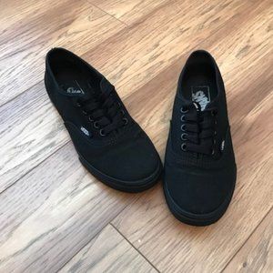 Vans Low Top Black Sneakers